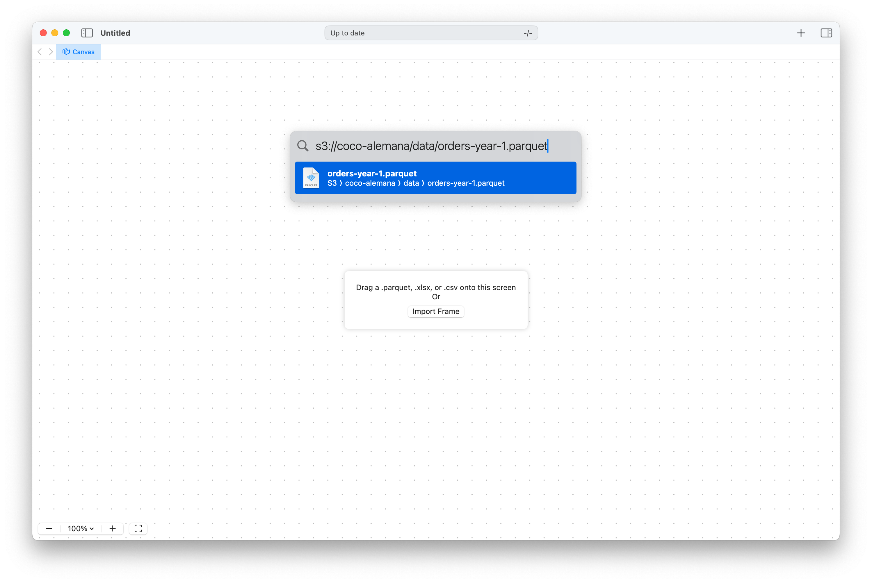 Open an S3 Path quickly